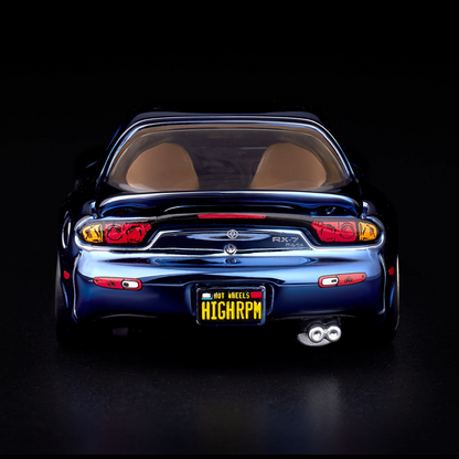 1993 Mazda RX-7 FD Blue Chrome – Hot Wheels Red Line Club RLC Exclusive 1:64 Diecast