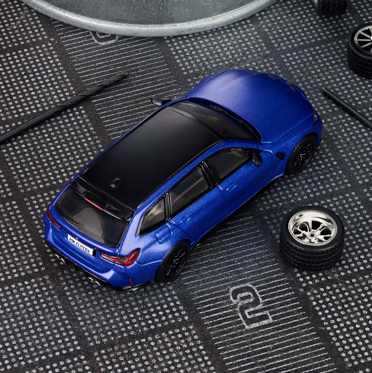 Elite64 - BMW M3 Touring Blue – Hot Wheels Elite 64 1:64 Diecast #15