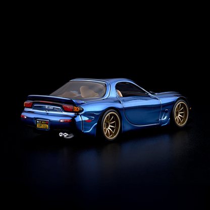 1993 Mazda RX-7 FD Blue Chrome – Hot Wheels Red Line Club RLC Exclusive 1:64 Diecast