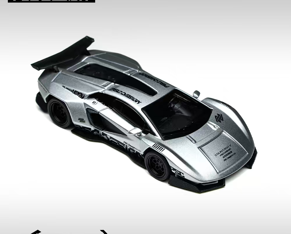 Time Micro x Phantom - Lamborghini Countach LPI 800-4 'V Bullet' – 1:64 Diecast Model