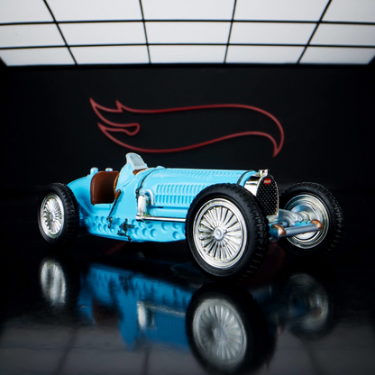 Elite64 - Bugatti Type 35 Baby Blue – Hot Wheels Elite 64 1:64 Diecast