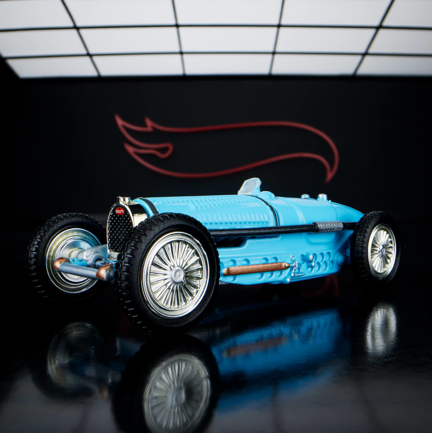 Elite64 - Bugatti Type 35 Baby Blue – Hot Wheels Elite 64 1:64 Diecast