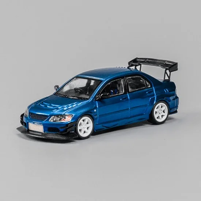 CM Model Mitsubishi Lancer Evolution IX 1:64 Diecast - Metallic Blue - JDM Collectible