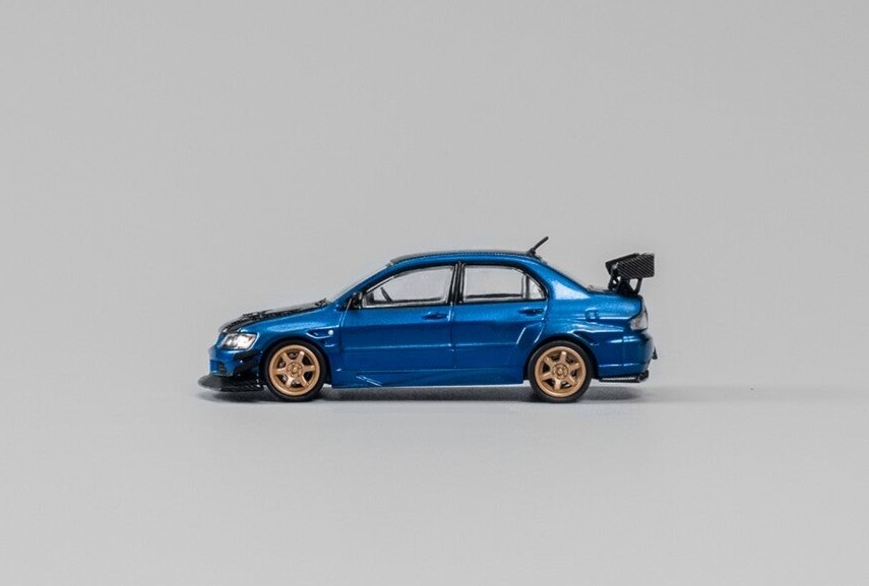 CM Model Mitsubishi Lancer Evolution IX 1:64 Diecast - Metallic Blue - JDM Collectible