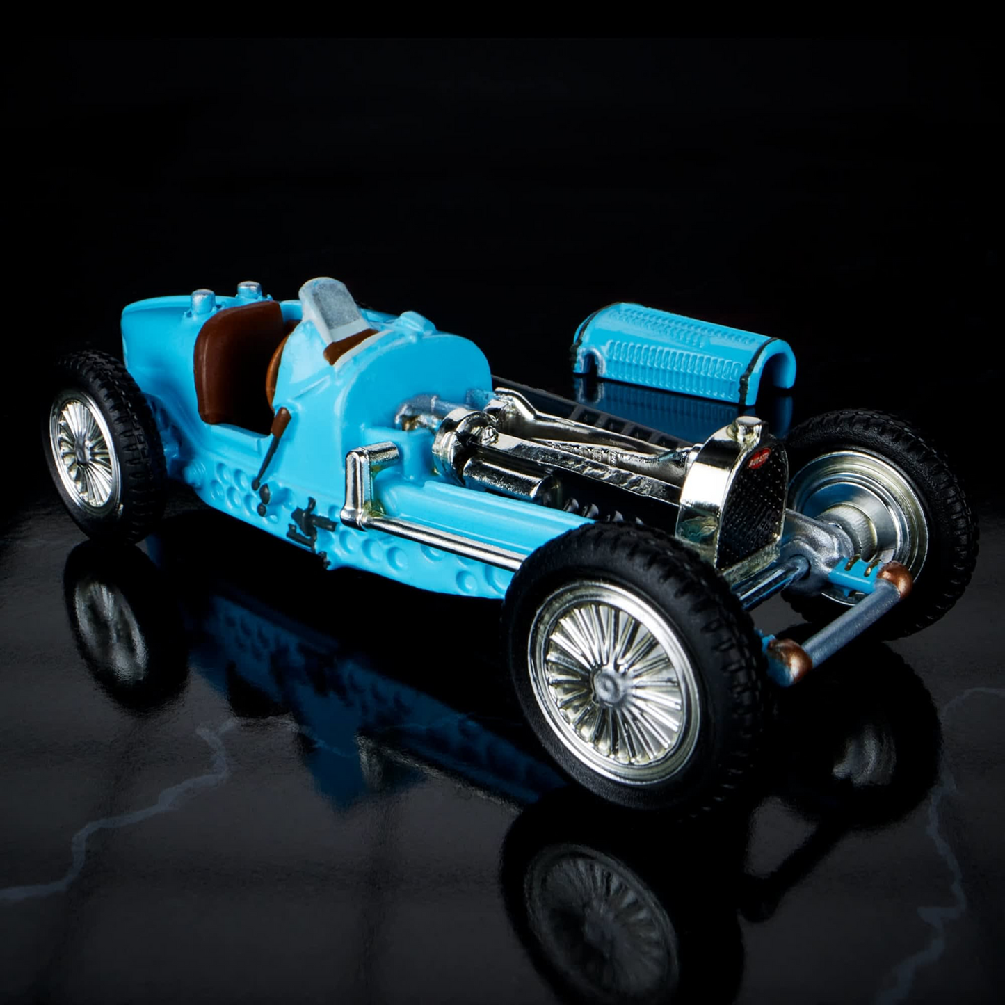 Elite64 - Bugatti Type 35 Baby Blue – Hot Wheels Elite 64 1:64 Diecast