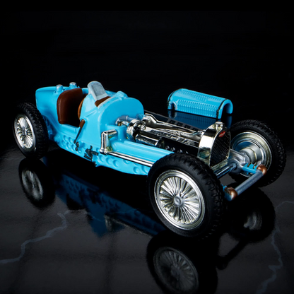Elite64 - Bugatti Type 35 Baby Blue – Hot Wheels Elite 64 1:64 Diecast