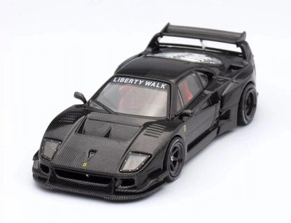 INNO64 Liberty Walk Ferrari F40 1:64 Diecast - Full Carbon Fiber - Hypercar Icon