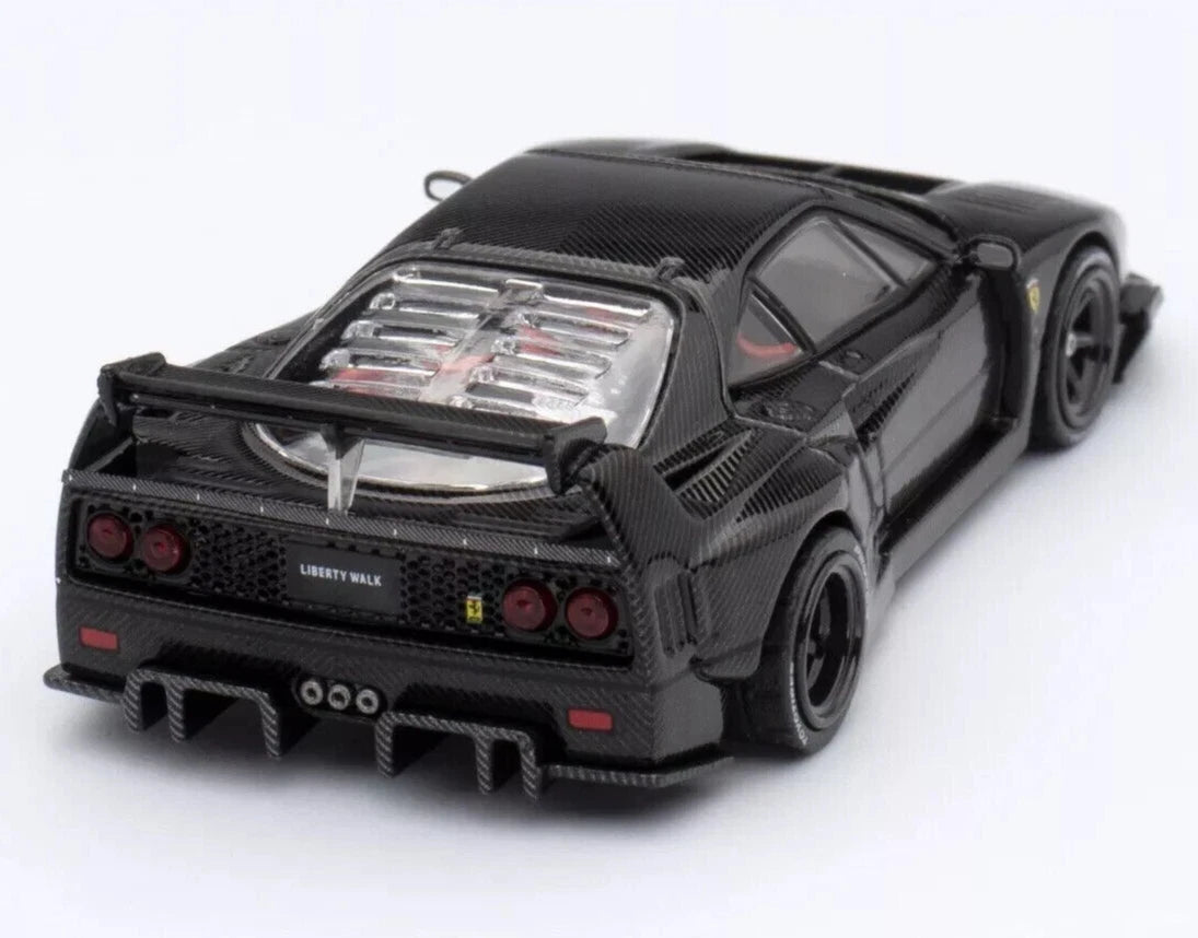 INNO64 Liberty Walk Ferrari F40 1:64 Diecast - Full Carbon Fiber - Hypercar Icon
