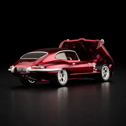 Hot Wheels RLC Exclusive 1964 Jaguar E-Type 1:64 Diecast - Spectraflame Oxblood