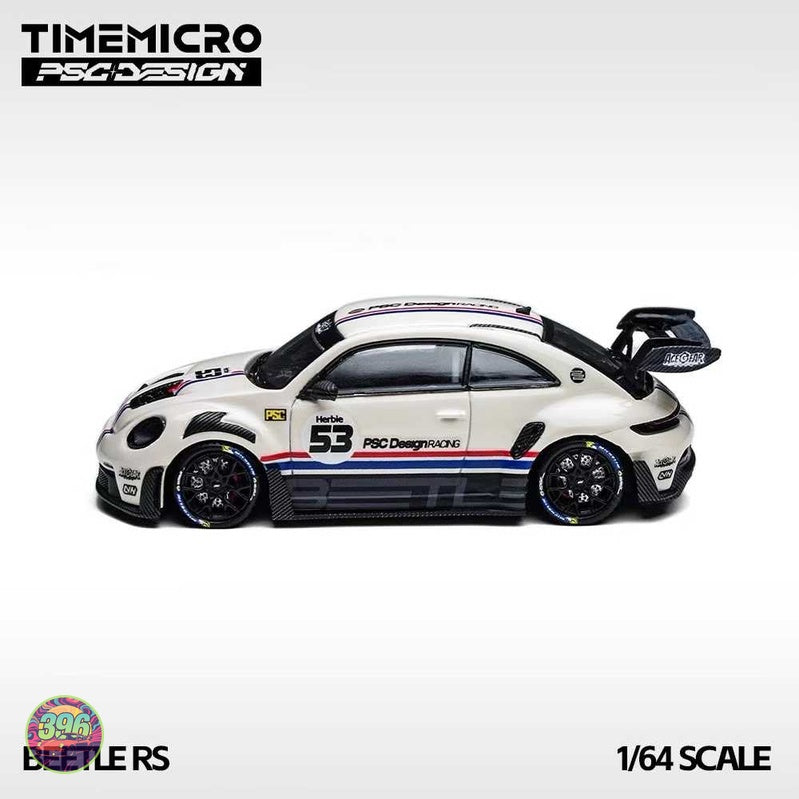 TimeMicro x PSC Design - Volkswagen Beetle Herbie #53 PSC Design Racing – 1:64 TimeMicro Diecast Model