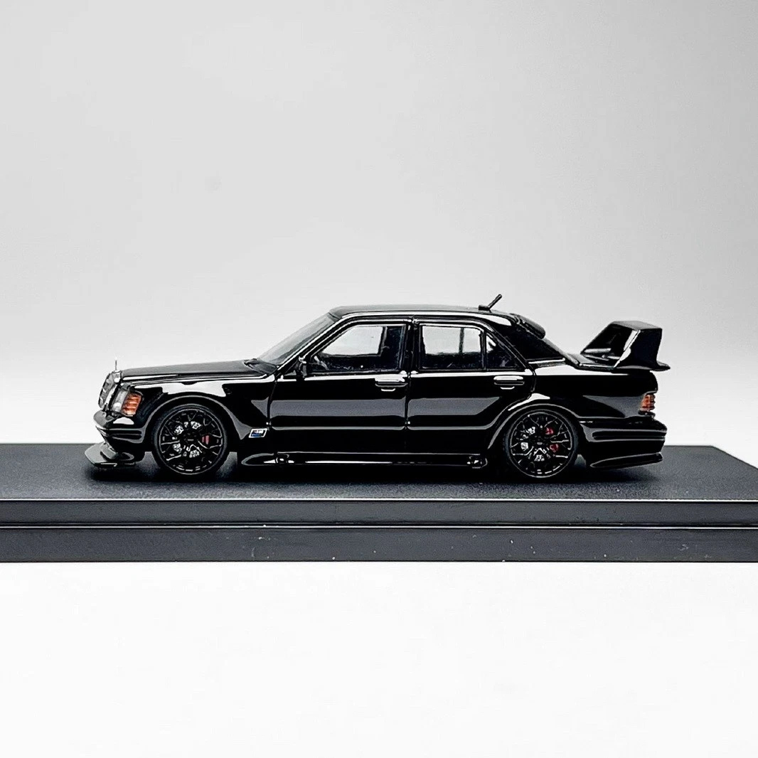 HKM Mercedes-Benz 190E W201 EVO II Restomod 1:64 Diecast - Gloss Black - DTM Legend