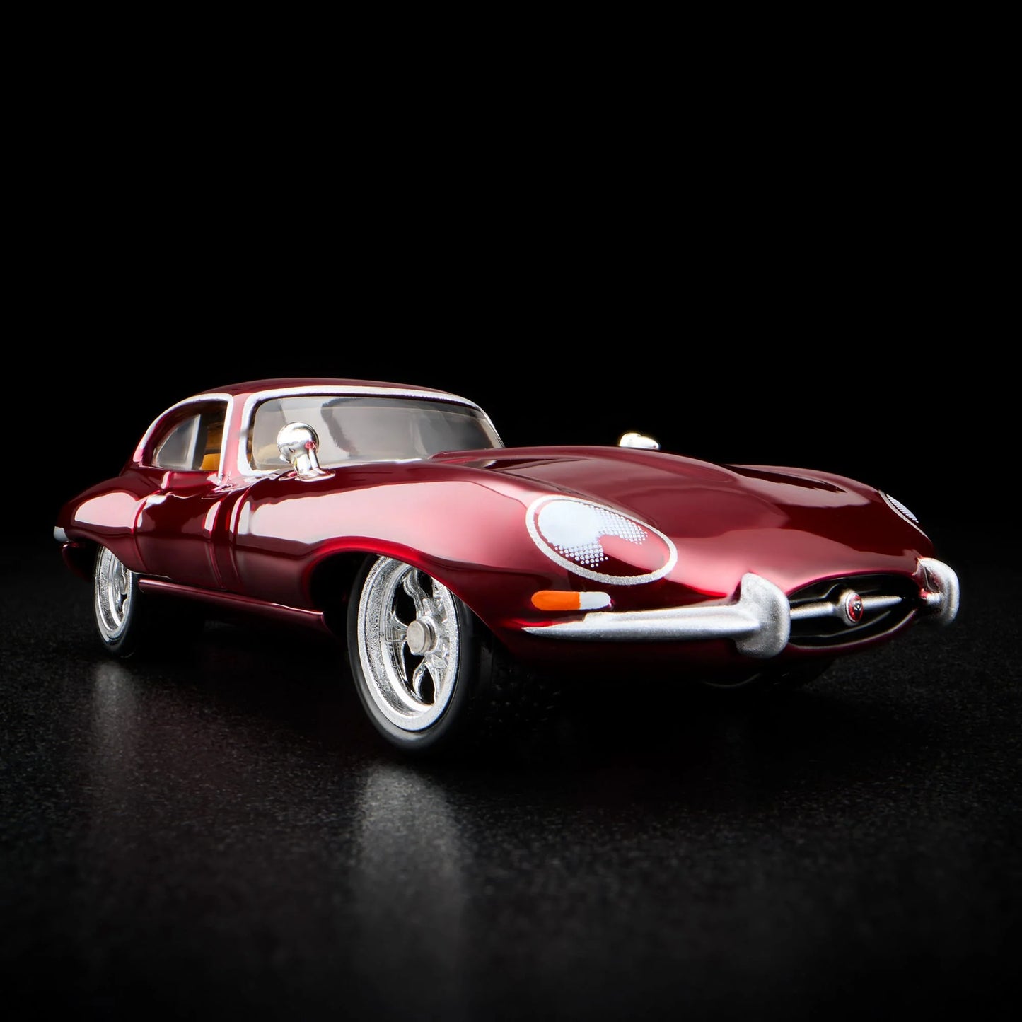 Hot Wheels RLC Exclusive 1964 Jaguar E-Type 1:64 Diecast - Spectraflame Oxblood