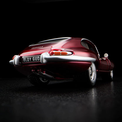 Hot Wheels RLC Exclusive 1964 Jaguar E-Type 1:64 Diecast - Spectraflame Oxblood