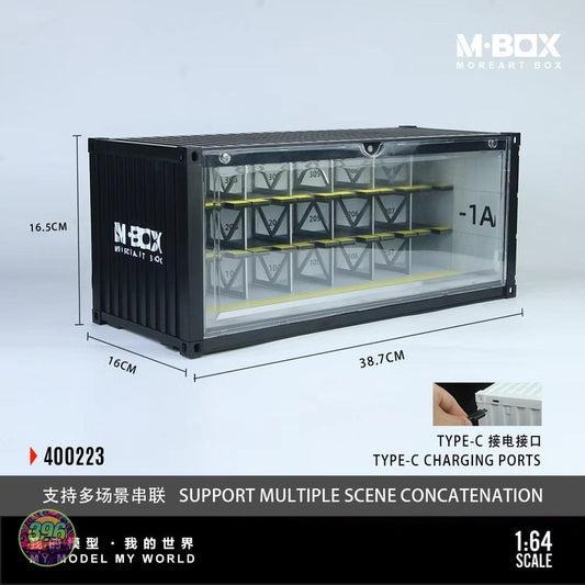 M-BOX MoreArt Box - Container Multi-Storey Car Park Display Case – 1:64 Scale Display Diorama Model 400223