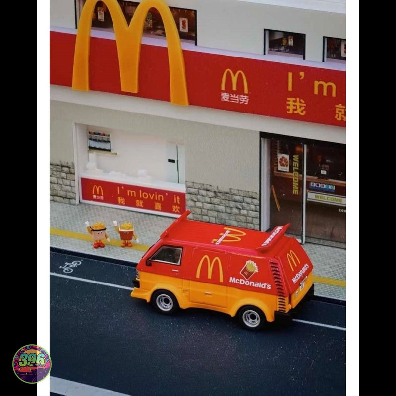 Bliss Model - McDonald's Delivery Van in Red & Yellow Livery – 1:64 Bliss Model Diecast Model