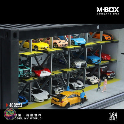 M-BOX MoreArt Box - Container Multi-Storey Car Park Display Case – 1:64 Scale Display Diorama Model 400223