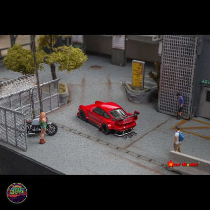 Star Model - RWB Porsche 911 (993) in Guards Red – 1:64 Star Model Diecast Model