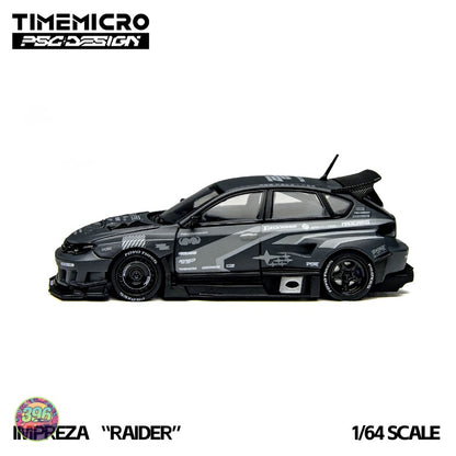 Time Micro x PSC Design - Subaru Impreza WRX STI Hatchback 'Raider' – 1:64 Time Micro Diecast Model