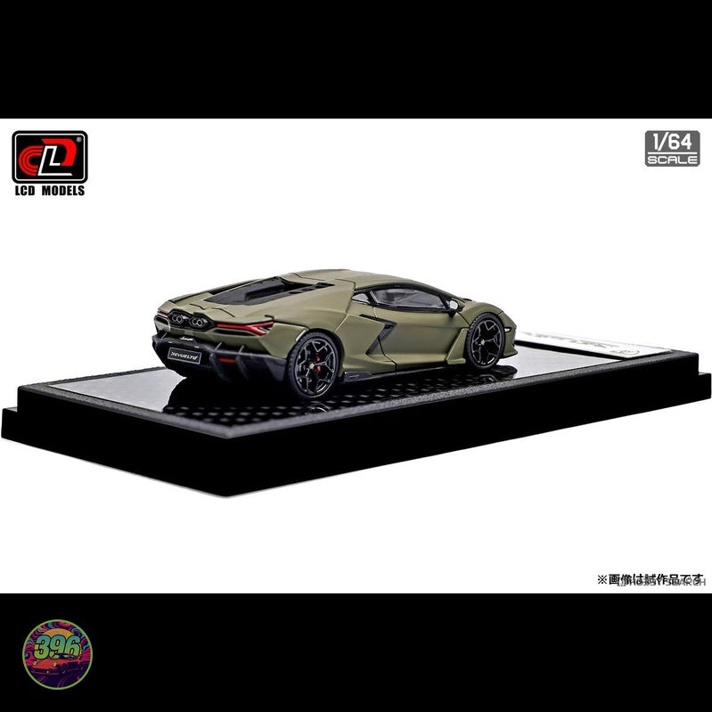 LCD Models - Lamborghini Revuelto in Matt Grey – 1:64 LCD Models Diecast Model
