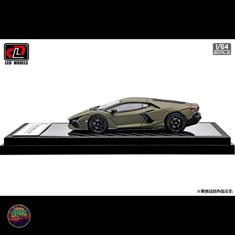 LCD Models - Lamborghini Revuelto in Matt Grey – 1:64 LCD Models Diecast Model