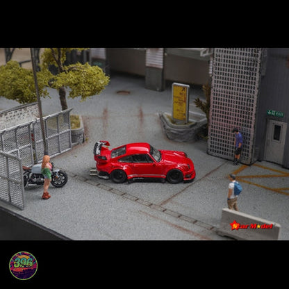 Star Model - RWB Porsche 911 (993) in Guards Red – 1:64 Star Model Diecast Model