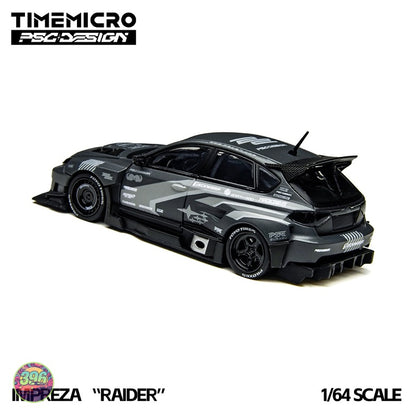 Time Micro x PSC Design - Subaru Impreza WRX STI Hatchback 'Raider' – 1:64 Time Micro Diecast Model