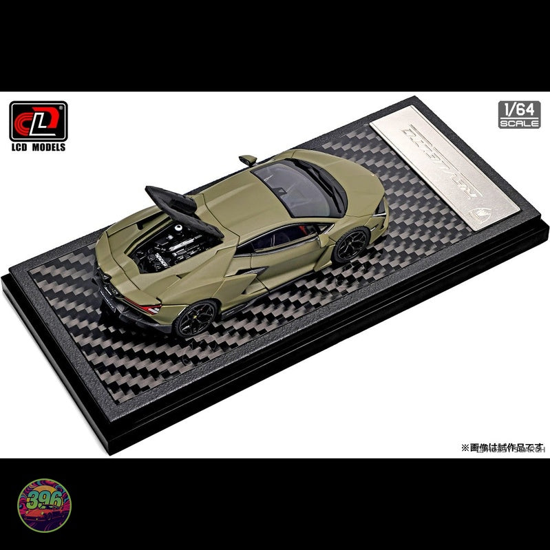 LCD Models - Lamborghini Revuelto in Matt Grey – 1:64 LCD Models Diecast Model
