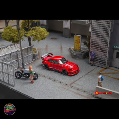 Star Model - RWB Porsche 911 (993) in Guards Red – 1:64 Star Model Diecast Model
