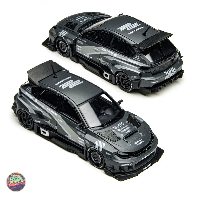 Time Micro x PSC Design - Subaru Impreza WRX STI Hatchback 'Raider' – 1:64 Time Micro Diecast Model