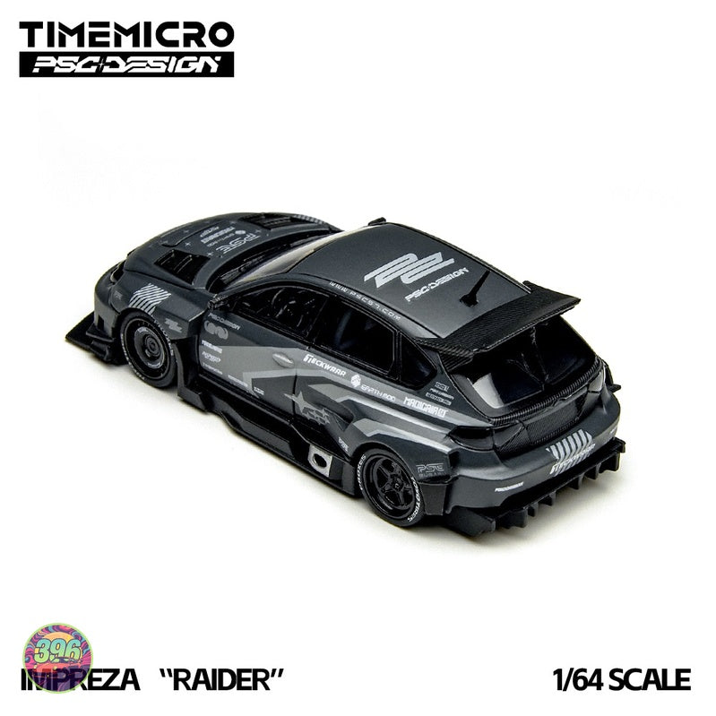 Time Micro x PSC Design - Subaru Impreza WRX STI Hatchback 'Raider' – 1:64 Time Micro Diecast Model