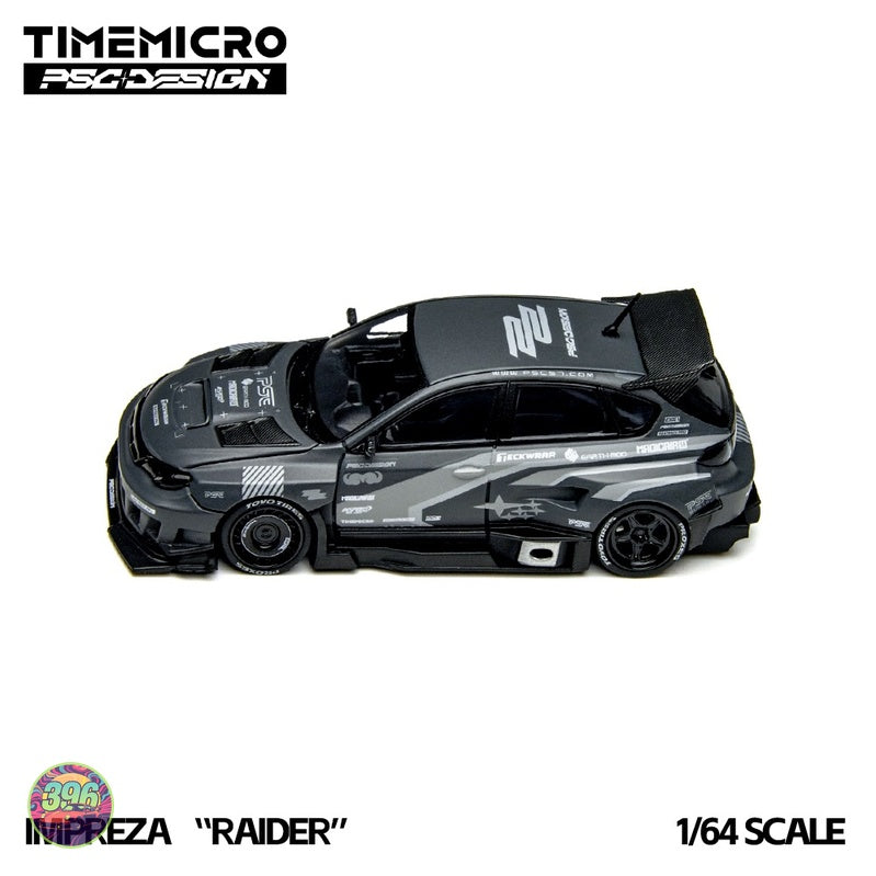Time Micro x PSC Design - Subaru Impreza WRX STI Hatchback 'Raider' – 1:64 Time Micro Diecast Model