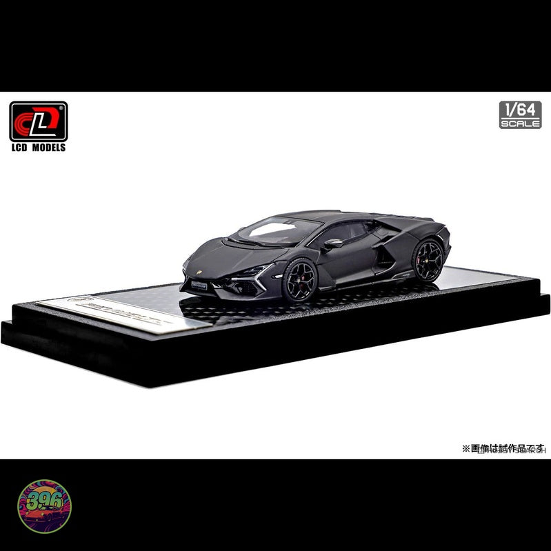 LCD Models - Lamborghini Revuelto in Matt Grey – 1:64 LCD Models Diecast Model