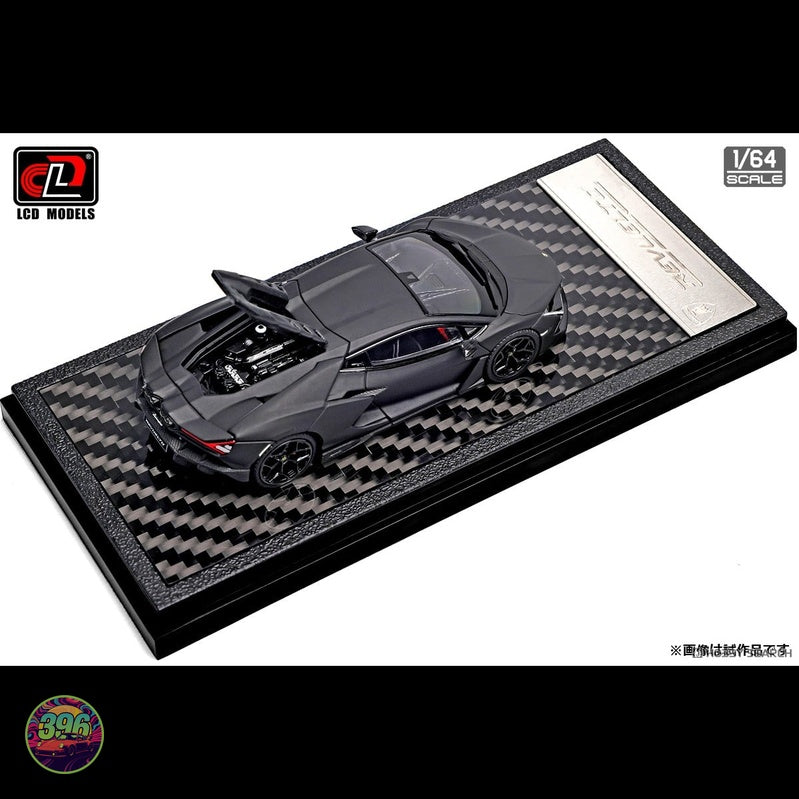 LCD Models - Lamborghini Revuelto in Matt Grey – 1:64 LCD Models Diecast Model