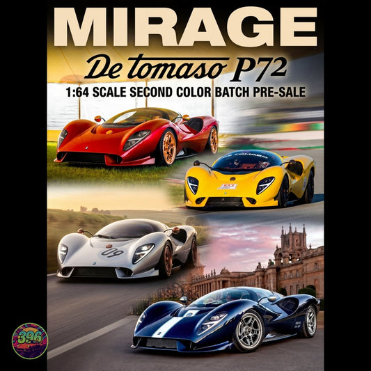 Mirage - De Tomaso P72 Second Color Batch Pre-Sale – 1:64 Mirage Diecast Model