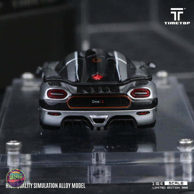TimeTop - Koenigsegg One:1 Silver Limited Edition 999 – 1:64 TimeTop Diecast Model