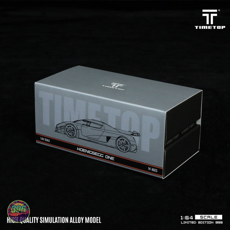 TimeTop - Koenigsegg One:1 Silver Limited Edition 999 – 1:64 TimeTop Diecast Model