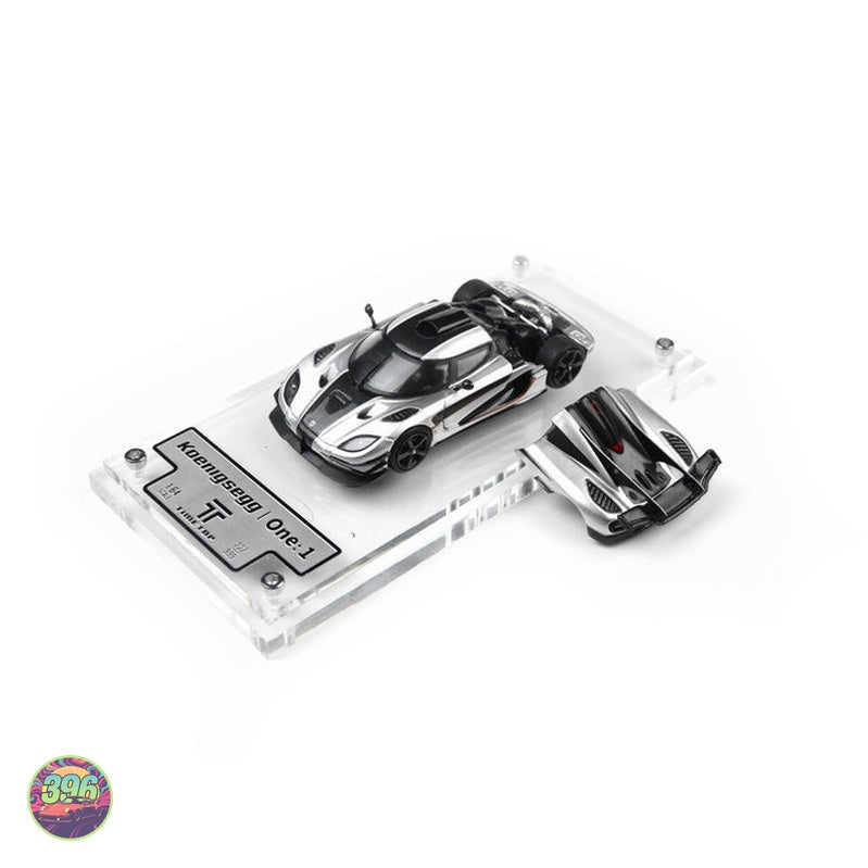 TimeTop - Koenigsegg One:1 Silver Limited Edition 999 – 1:64 TimeTop Diecast Model