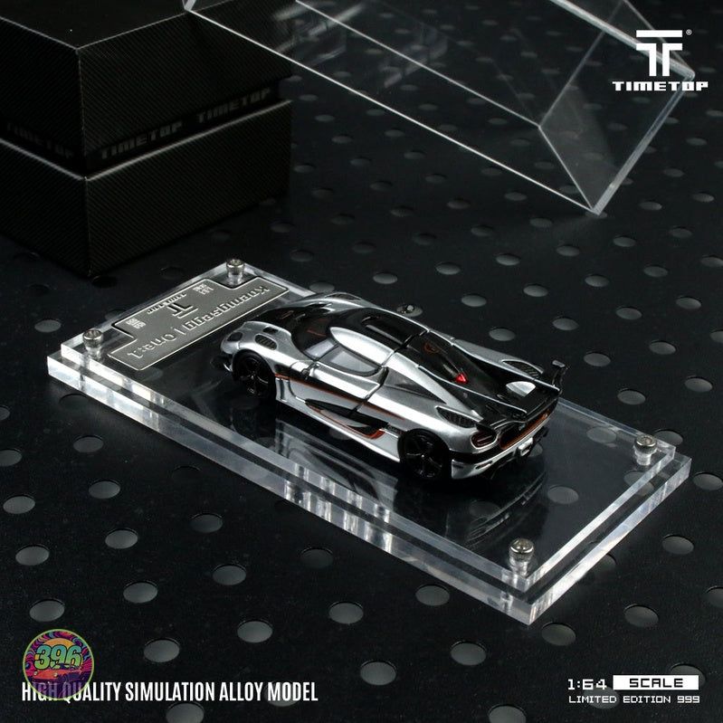 TimeTop - Koenigsegg One:1 Silver Limited Edition 999 – 1:64 TimeTop Diecast Model