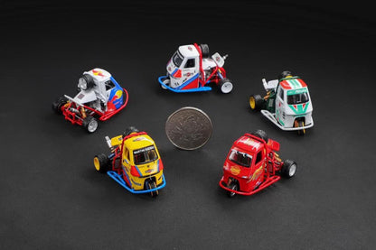 [PRE ORDER] Liberty64 - Racing Kart Tuk-Tuk  in Red Bull, Martini & other liveries – 1:64 Diecast Model