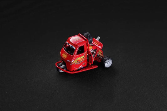 [PRE ORDER] Liberty64 - Racing Kart Tuk-Tuk in McQueen – 1:64 Diecast Model