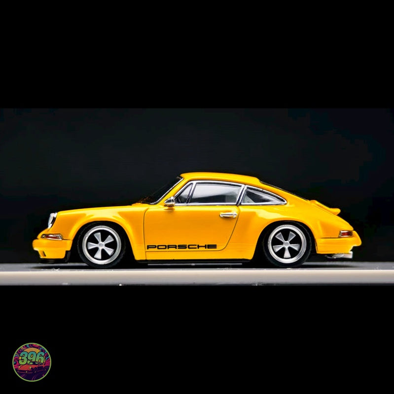 Zincit – Singer Porsche 911 in Yellow – 1:64 Zincit Diecast Model
