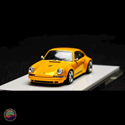 Zincit – Singer Porsche 911 in Yellow – 1:64 Zincit Diecast Model