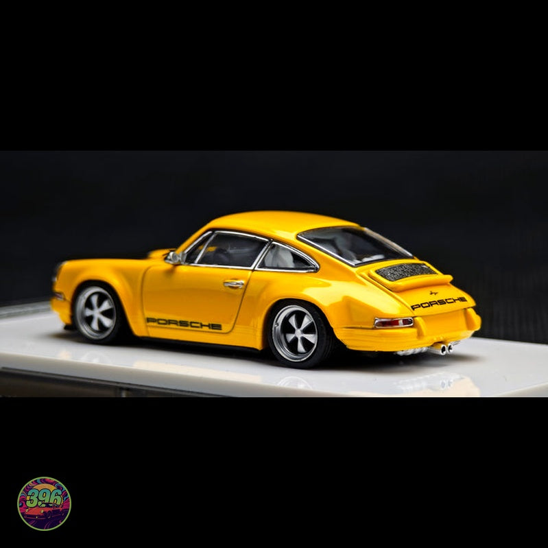 Zincit – Singer Porsche 911 in Yellow – 1:64 Zincit Diecast Model