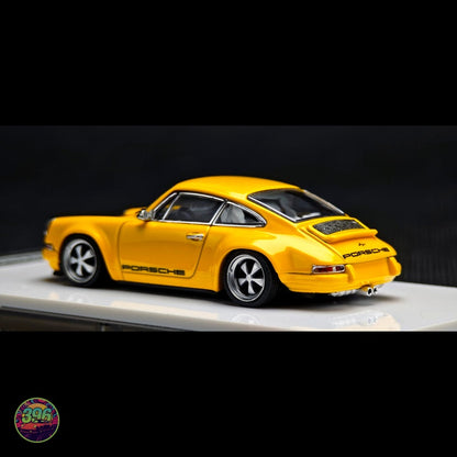 Zincit – Singer Porsche 911 in Yellow – 1:64 Zincit Diecast Model