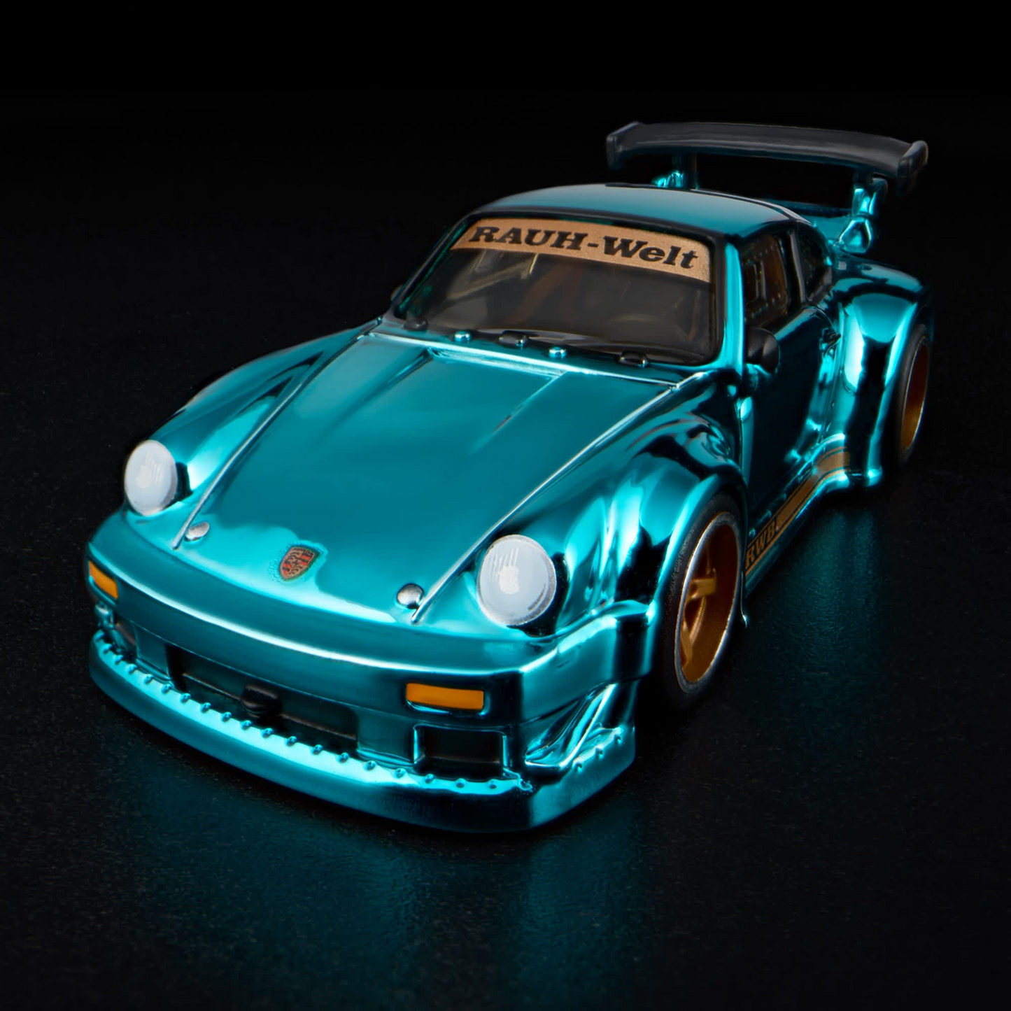 Porsche 930 RWB in Spectraflame Teal – Hot Wheels Mattel Creations Diecast Model 1:64
