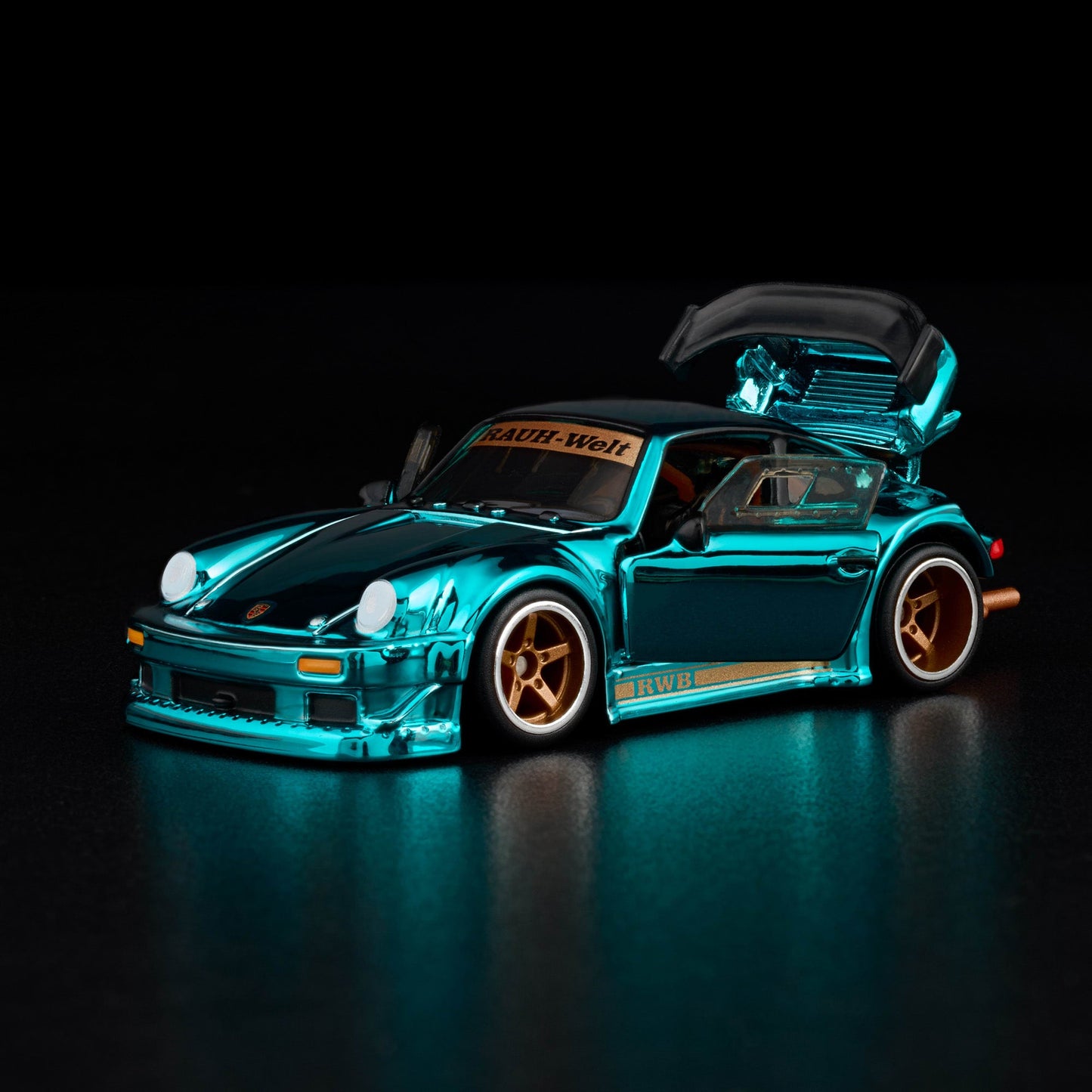 Hot Wheels RLC Exclusive RWB Porsche 930 1:64 Diecast - Spectraflame Teal & Copper