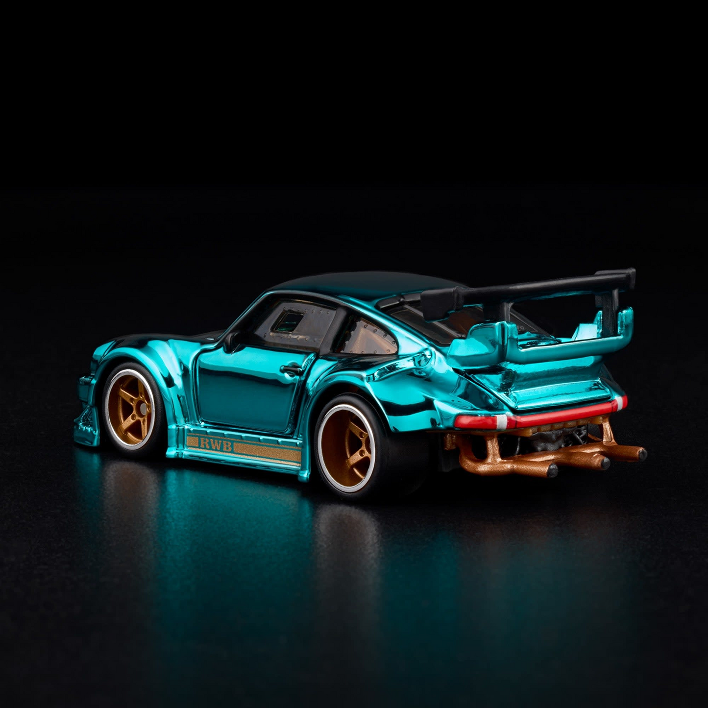 Porsche 930 RWB in Spectraflame Teal – Hot Wheels Mattel Creations Diecast Model 1:64