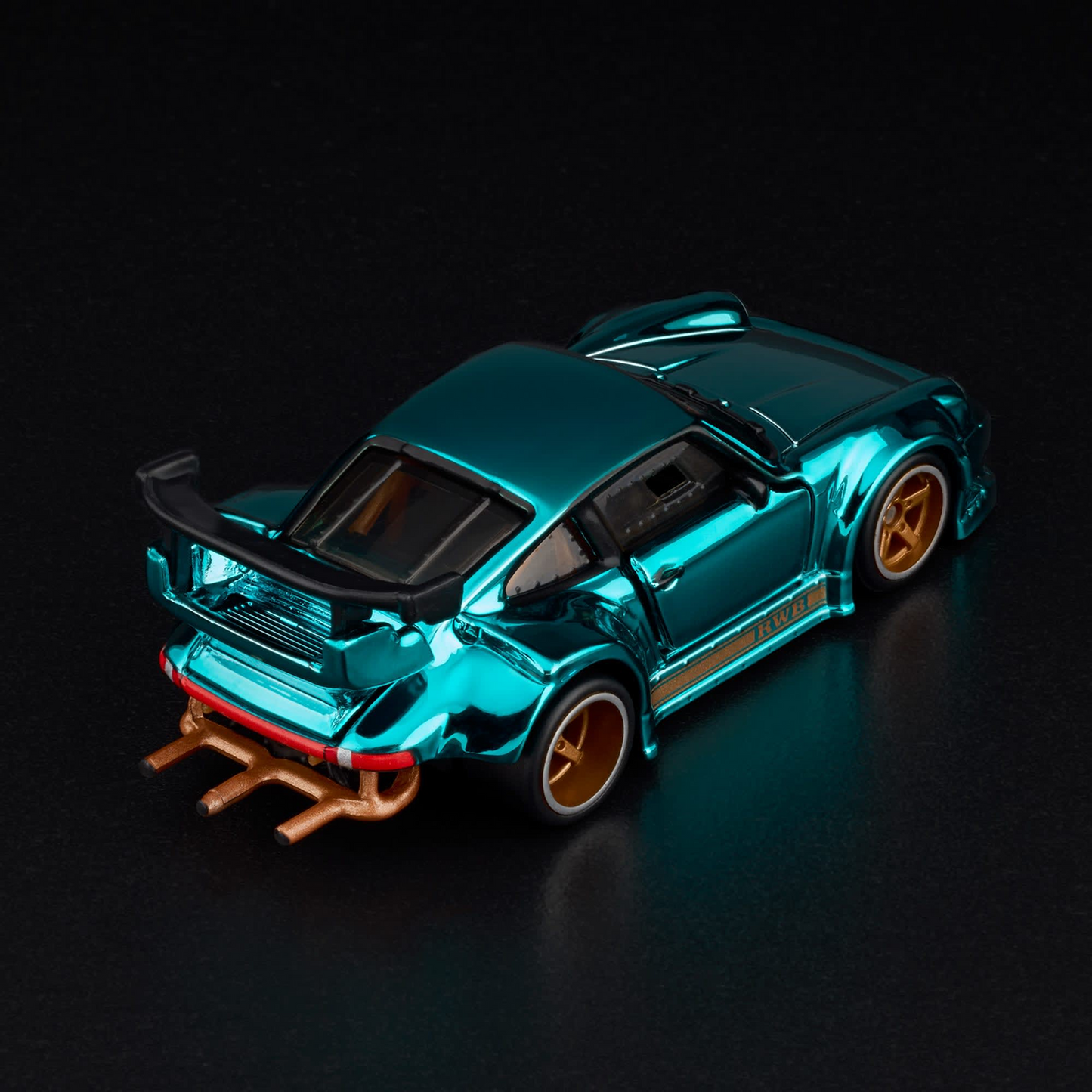 Porsche 930 RWB in Spectraflame Teal – Hot Wheels Mattel Creations Diecast Model 1:64
