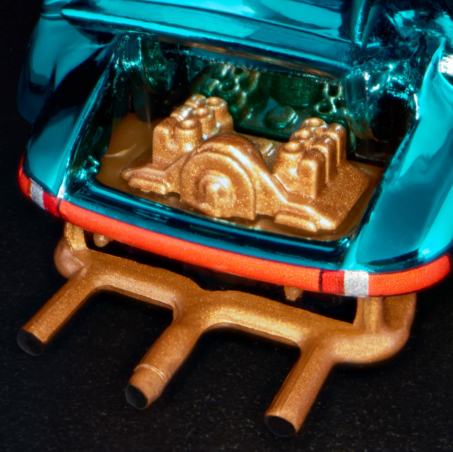 Porsche 930 RWB in Spectraflame Teal – Hot Wheels Mattel Creations Diecast Model 1:64