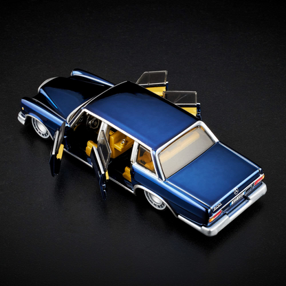 Mercedes-Benz 600 in Spectraflame Blue with Opening Doors – Hot Wheels Mattel Creations Exclusive 1:64 Diecast
